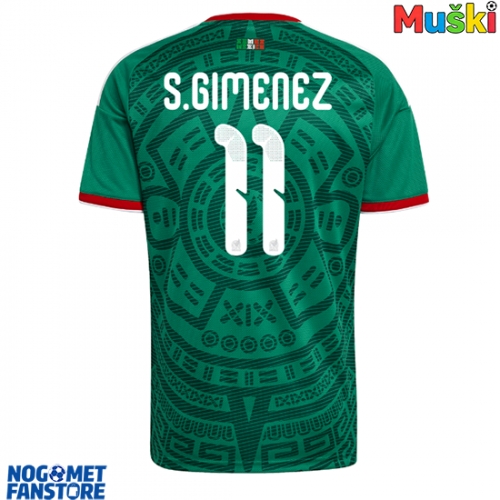 Meksiko Santiago Gimenez #11 Domaci Dres SP 2026 Kratak Rukav